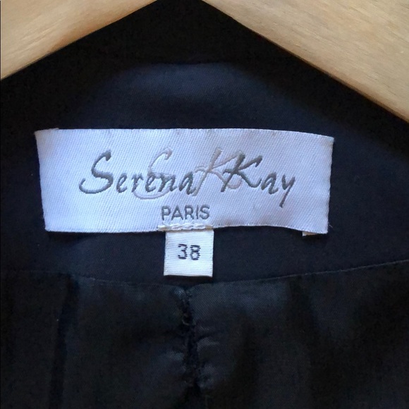 Tux style blazer with black sequin lapel - Picture 4 of 5